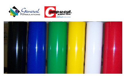 General Formulations - Trousse de vinyle adhesive 6 couleurs 24